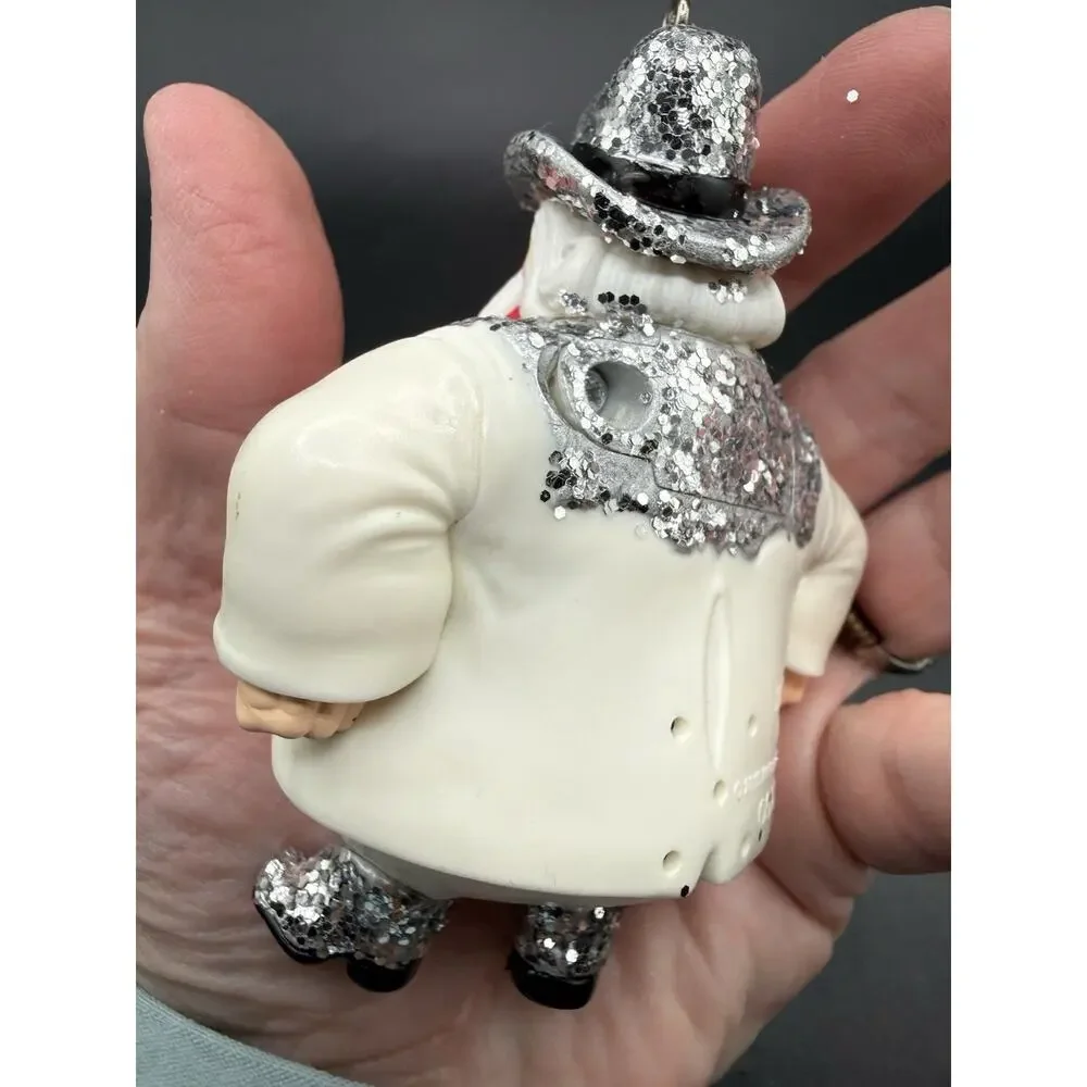 Hallmark Sings Rhinestone Cowboy Santa Magic Sound Ornament No Box Works Lo16